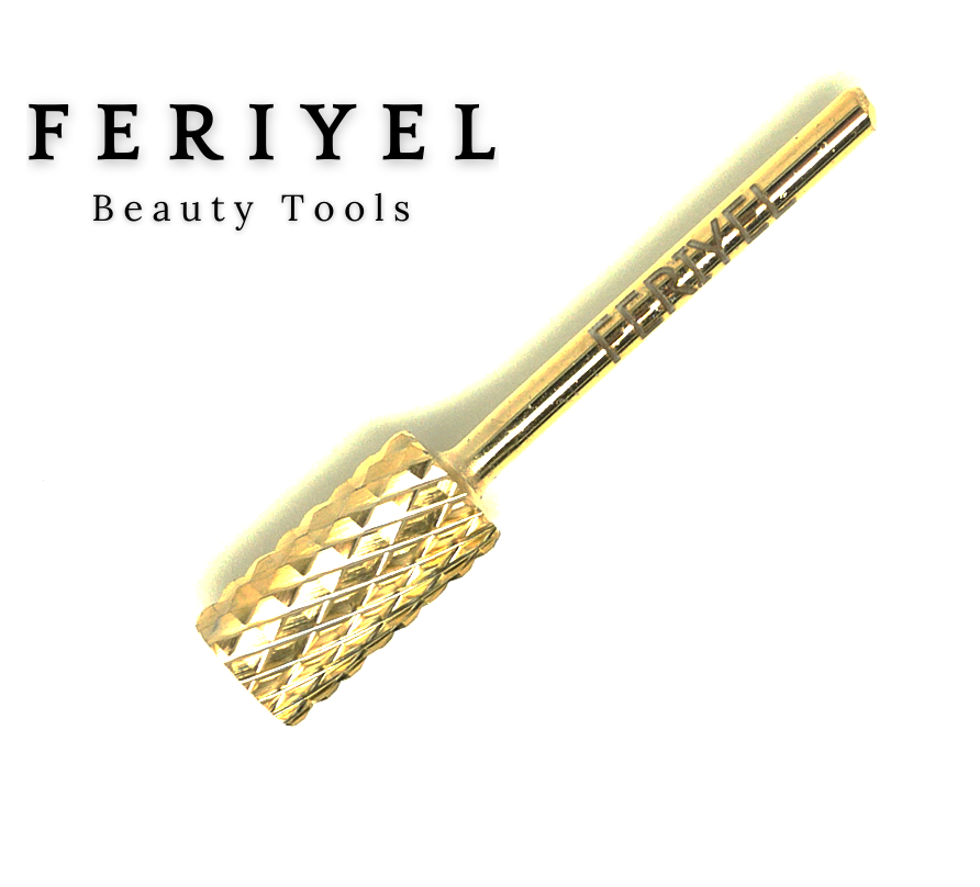 Large Barrel Flat Top Nail Carbide Bit - Shank 3/32"~Feriyel Brand USA