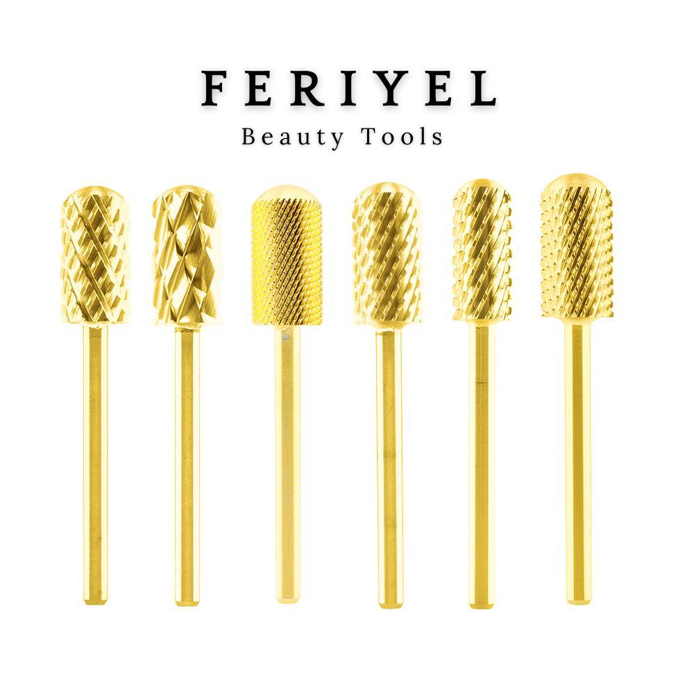 Large Barrel Smooth Round Top Nail Carbide Bit - Shank 3/32"~Feriyel Brand USA