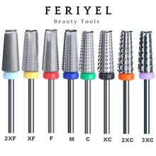 Load image into Gallery viewer, 5 in 1 - Carbide Nail Drill Bit Silver ~ Feriyel Brand USA
